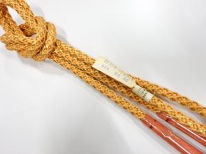 未使用品　正絹　手組帯締め